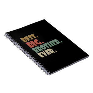 Cuaderno El mejor regalo de adolescente hermano mayor