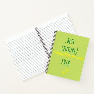 Cuaderno El mejor regalo de Boda de la suegra futura hija