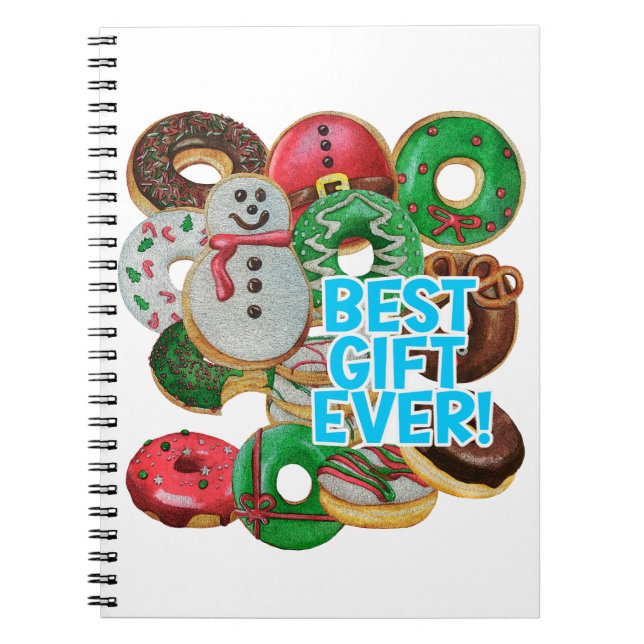 Cuaderno ¡El mejor regalo de la historia! Xmas Doughnut (Frente)
