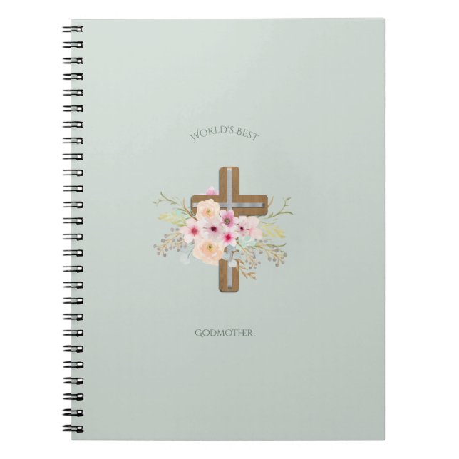 Cuaderno El mejor regalo de la MADRE del Mundo - Cruz Flora (Frente)