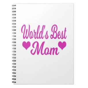 Cuaderno El mejor rosa de la mamá del mundo