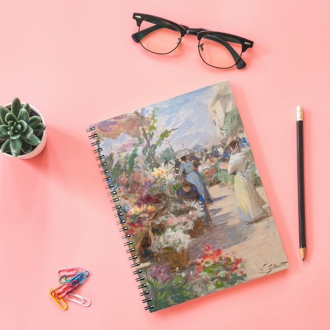 Cuaderno El mercado de las flores | Victor Gabriel Gilbert (Subido por el creador)