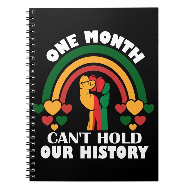 Cuaderno El mes no puede mantener nuestra historia (Frente)