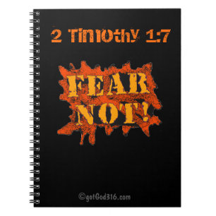 Cuaderno El miedo no es gotGod316.com