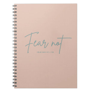 Cuaderno "El miedo No". Isaías 41:10