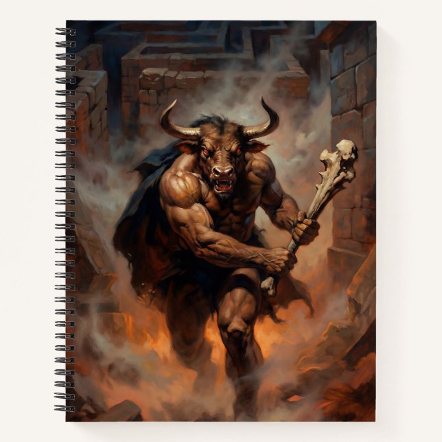 Cuaderno El Minotauro Enorme del Laberinto (Anverso)