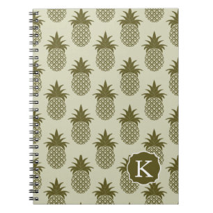 Cuaderno El modelo de color caqui el de la piña añade s