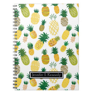 Cuaderno El modelo de moda el   de la piña añade su nombr