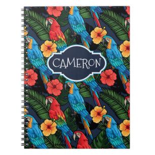 Cuaderno El modelo el del Macaw y del hibisco añade su