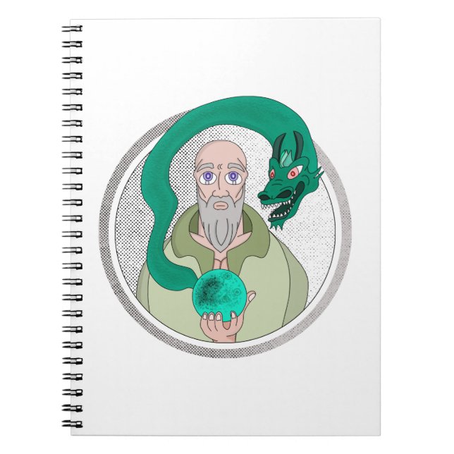 Cuaderno El monje y el dragón (Frente)