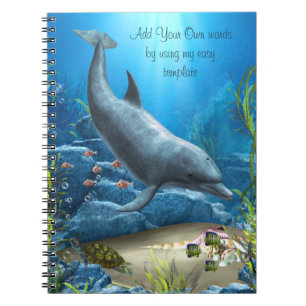 Cuaderno El mundo del portátil delfín