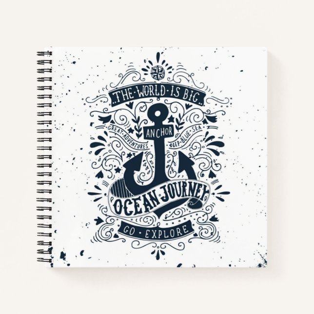 Cuaderno El mundo es grande - Ve a explorar (Anverso)