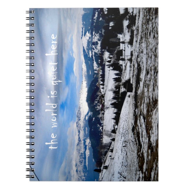Cuaderno El mundo es tranquilo aquí (Frente)