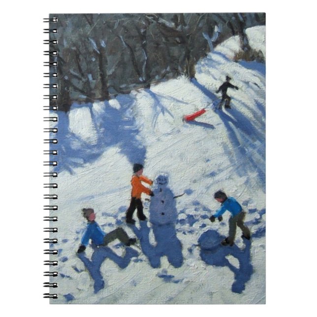 Cuaderno El muñeco de nieve 2 (Frente)