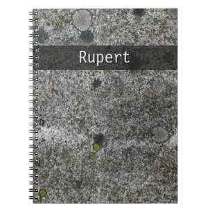 Cuaderno El musgo gris del granito de la geología de la