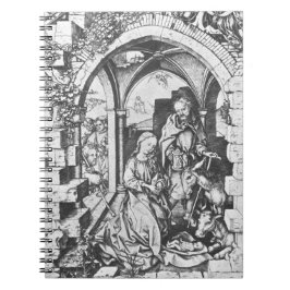 Cuaderno El nacimiento de Jesús (por Martin Schongauer)