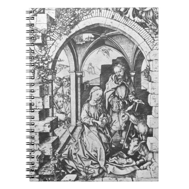 Cuaderno El nacimiento de Jesús (por Martin Schongauer) (Frente)