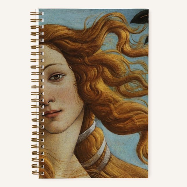 Cuaderno El nacimiento de Venus Botticelli Journal | Eéreo (Anverso)