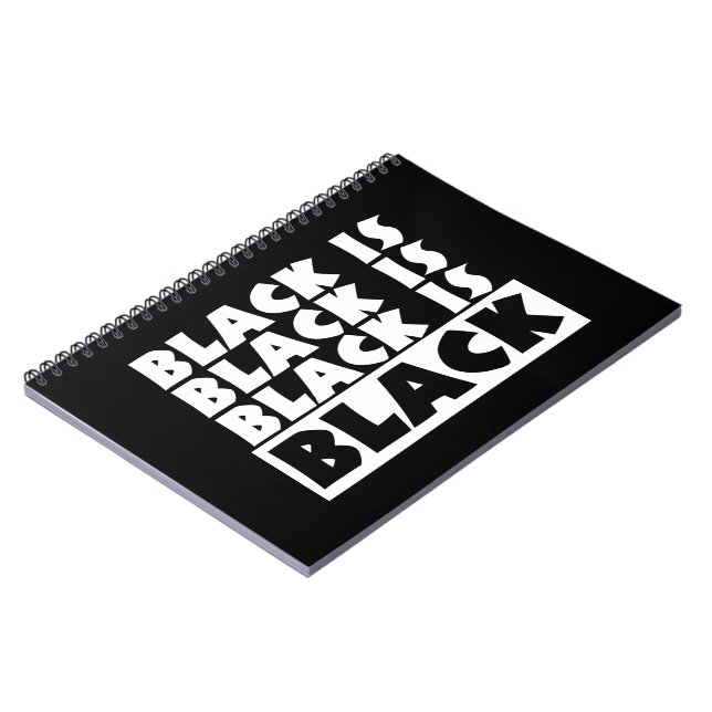 Cuaderno El negro es negro (Lado Izquierdo)