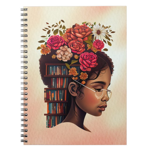 Cuaderno El negro es un lindo bloc de notas para lectores d (Frente)