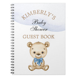 Cuaderno El niño pequeño Teddy Bear Baby Shower personaliza