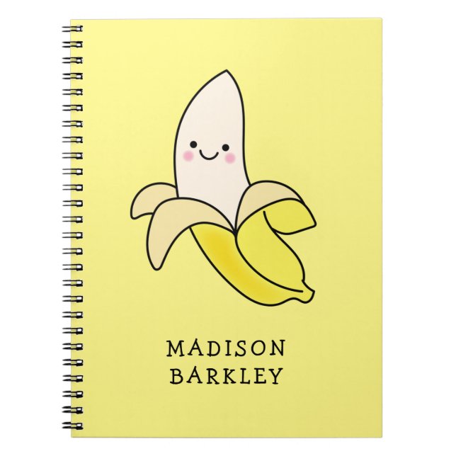 Cuaderno El Niño Plátano Kawaii (Frente)