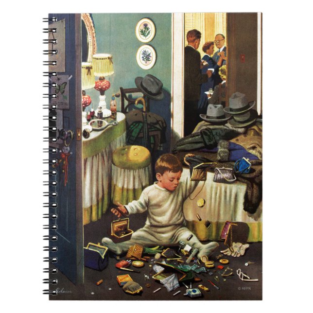 Cuaderno El niño vacia los monederos (Frente)