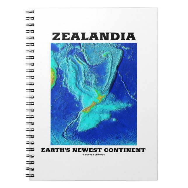 Cuaderno El nuevo continente de Zelanda (Frente)