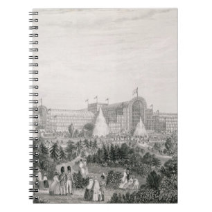 Cuaderno El nuevo palacio cristalino en Sydenham, grabado
