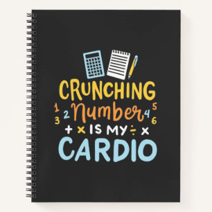 Cuaderno El número de conteo es mi cardio