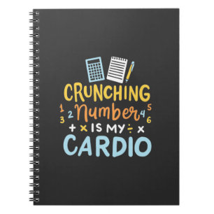 Cuaderno El número de conteo es mi cardio