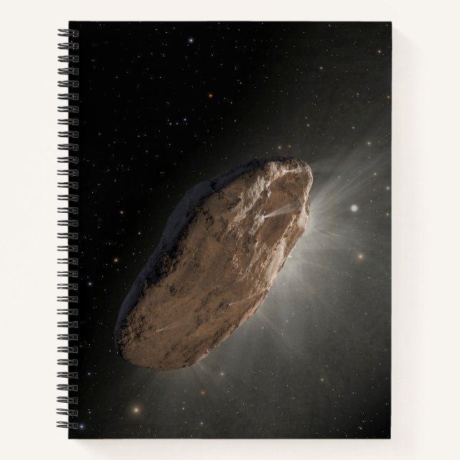 Cuaderno El Objeto Interstellar De Wayward Oumuamua. (Anverso)