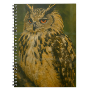 Cuaderno El observador - lechuza águila euroasiática a la l