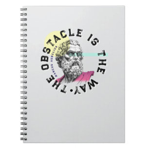 Cuaderno El Obstáculo Es El Camino - Cita De Marcus Aureliu