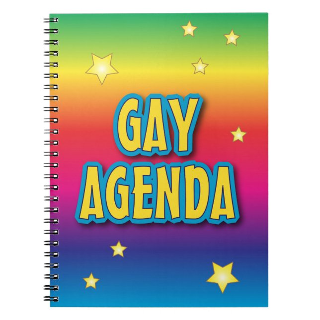 Cuaderno El orden del día gay (Frente)