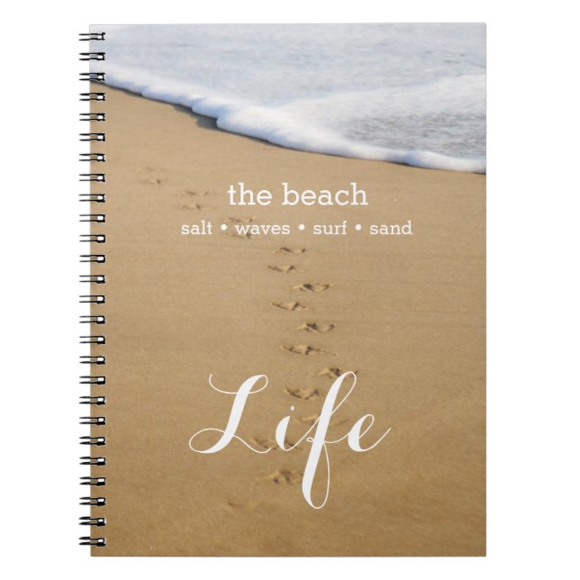 Cuaderno El ordenador portátil Beach Life (Frente)