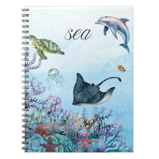 Cuaderno El ordenador portátil marino