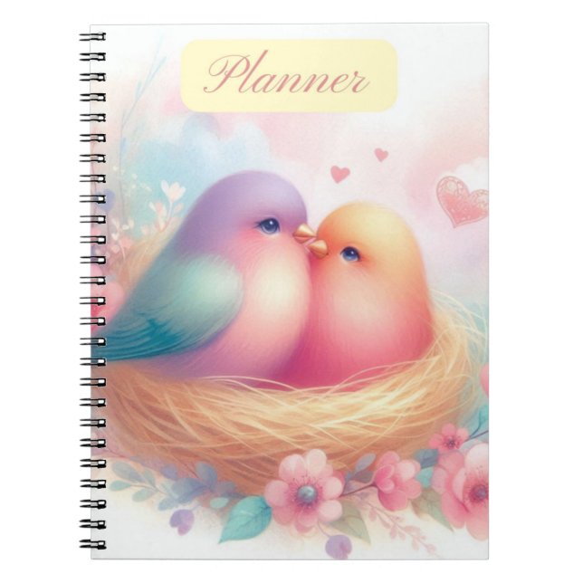 Cuaderno El ordenador portátil/planificador de los Amantes (Frente)