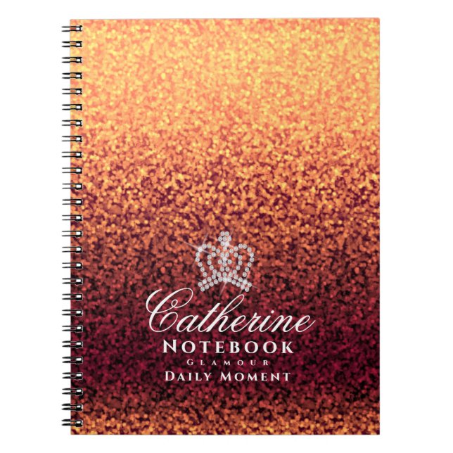Cuaderno El oro rojo de la brillante corona (Frente)