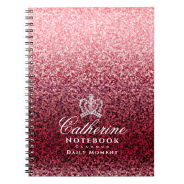 Cuaderno El oro rojo de la brillante corona