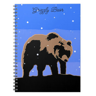 Cuaderno El oso pardo en invierno - Arte de vida salvaje or