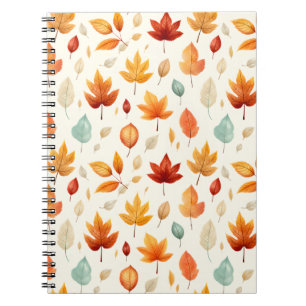 Cuaderno El otoño deja el patrón de belleza con estilo