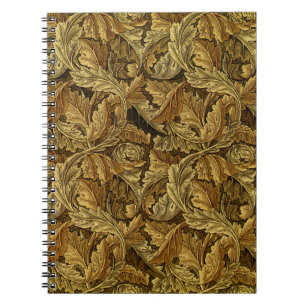 Cuaderno El otoño deja el patrón de William Morris