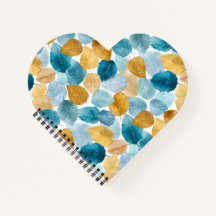 El otoño moderno deja el patrón de la acuarela sin