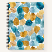 El otoño moderno deja el patrón de la acuarela sin