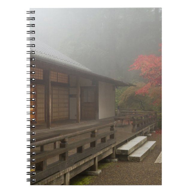 Cuaderno El pabellón del Jardín Japonés de Portland (Frente)