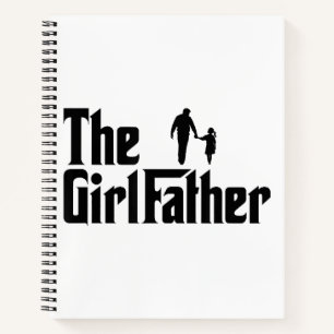 Cuaderno El padre de la niña Papá divertido de las niñas Pa