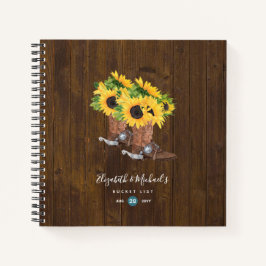 Cuaderno El país de los girasoles rústicos bota la lista de