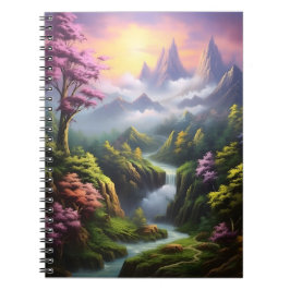 Cuaderno El paisaje natural impresionante paisaje paisajíst