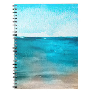 Cuaderno El paisaje oceánico. Hermoso dolor de mano acuarel
